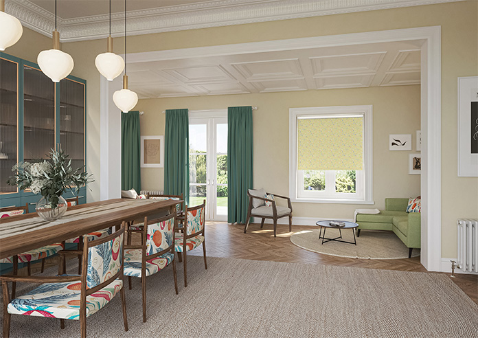 Cottage Garden, Pastel Yellow - Twist&Fit Roller Blind - Image 7